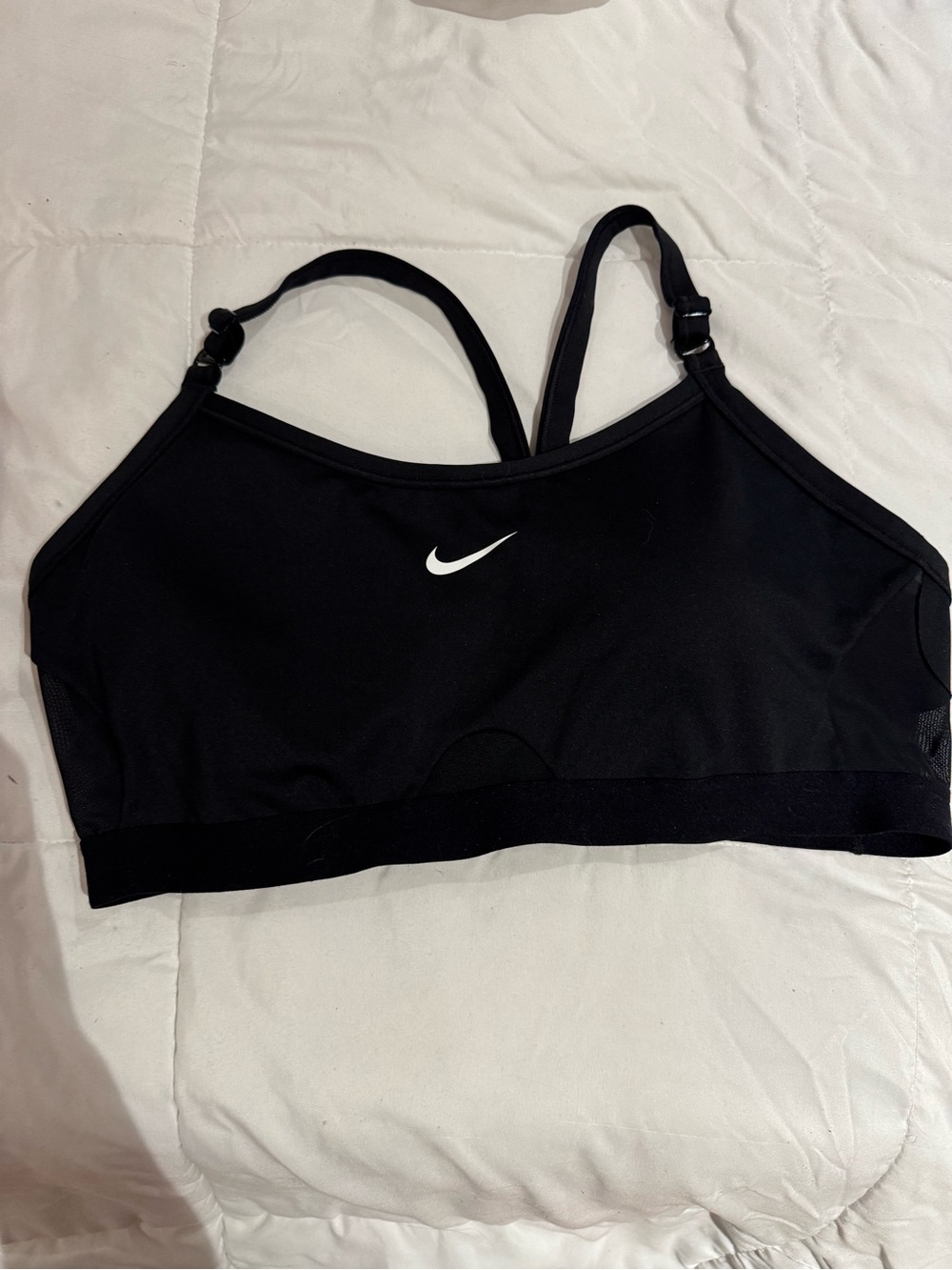 Nike Black Women’s Adjustable-Strap Sports Bra